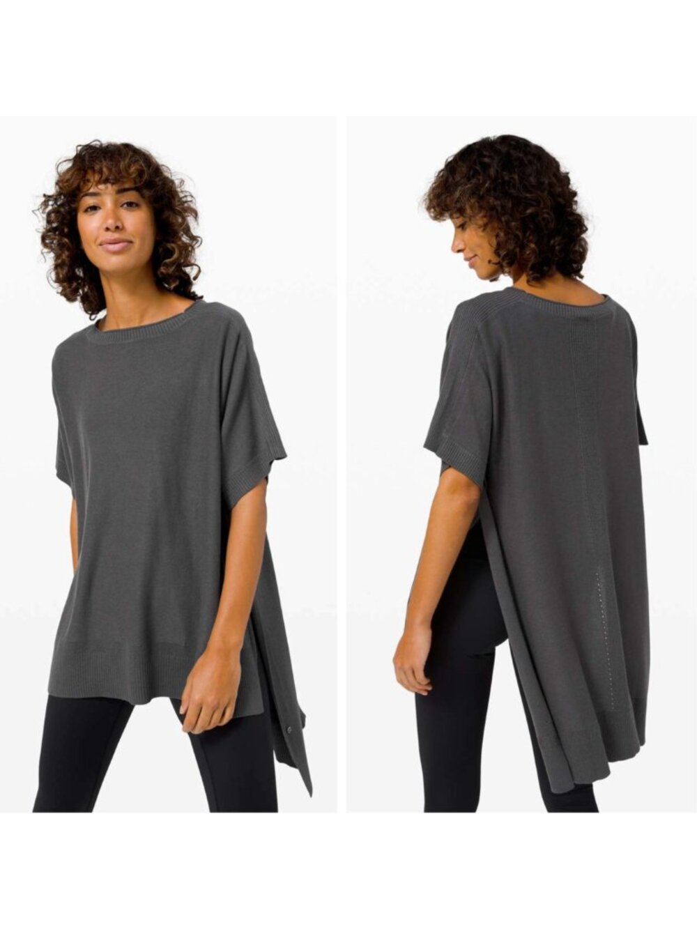 Lululemon Be At Ease Poncho Graphite Gray
